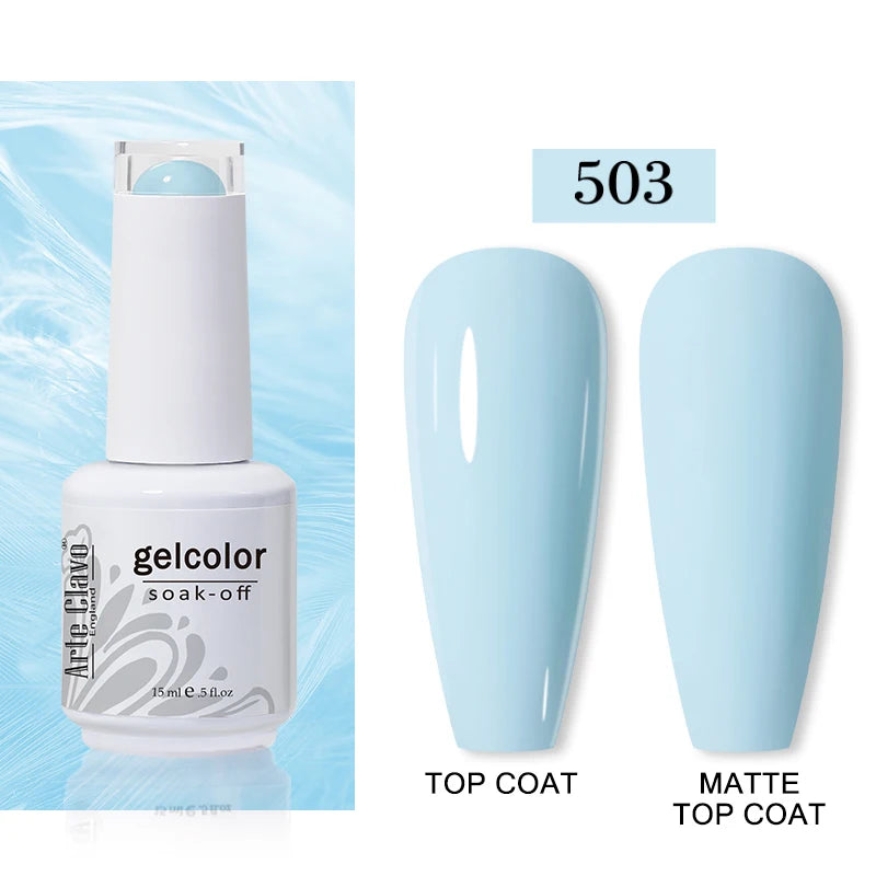 Arte Clavo Gel Nail Polish Spring 140 Colors Summer Decoration Semi Qme 503