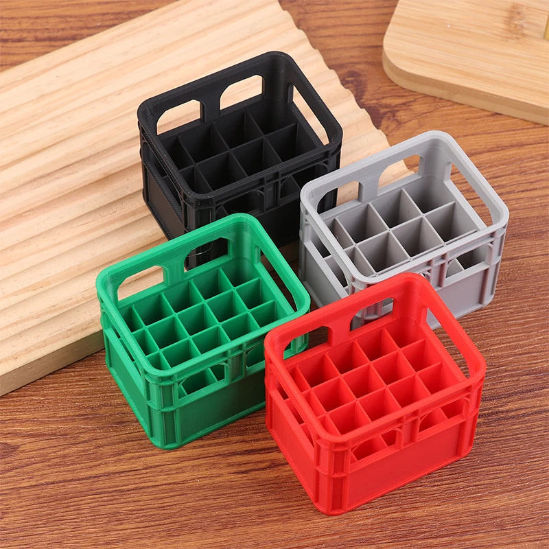 Basket DIY Beer Crate No 5 AA 3D Printed Battery Storage Box 7 AAA Qme