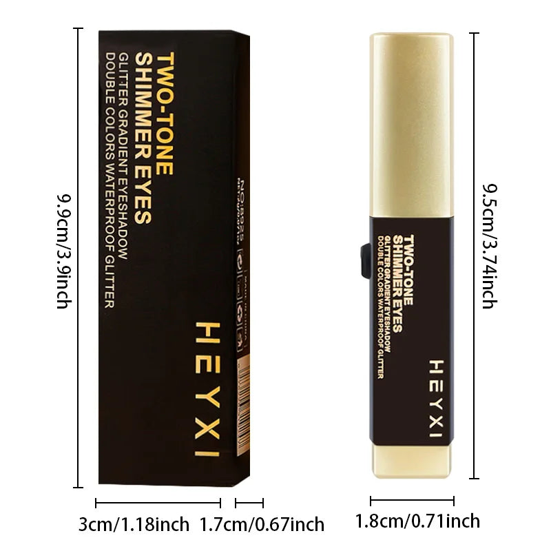 Double Eye Shadow Stick Naturally Tinged Not Easy Mottle Off Makeup Qme