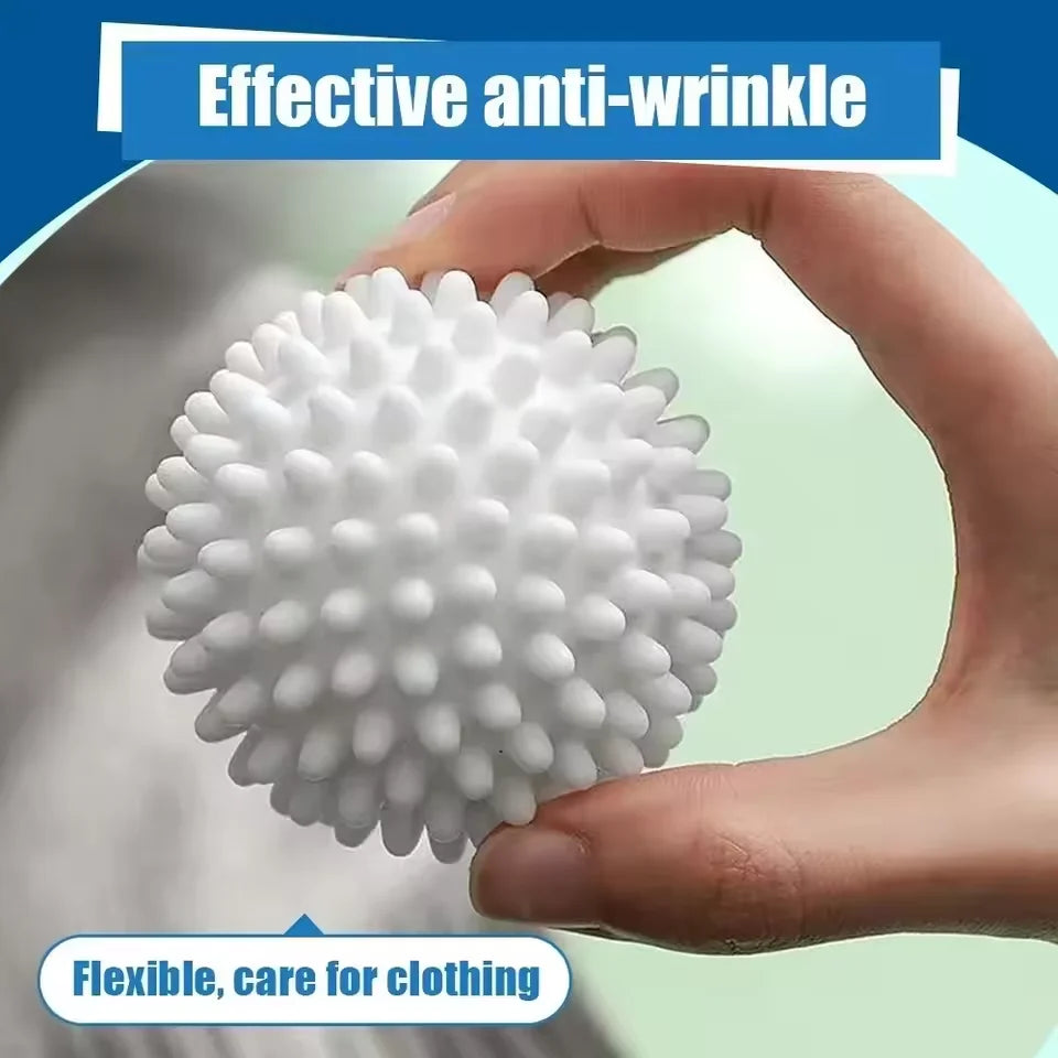 ,Essential Cleaning Supplies for Laundry Reusable 6pcs Silicone Anti Fouling Drum Laundry Ball Home Clean Bathroom Qme