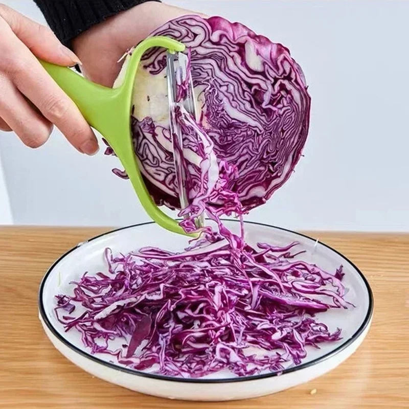 Cabbage Peeler Peeler Knife Cutter Stainless Steel Knife Cabbage Graters Shredder Fruit for Making Coleslaw Salad Kitchen Tools Qme