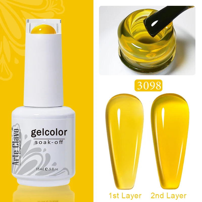 Arte Clavo Macaron Spring Series Gel Nail Polish Pigment Semi