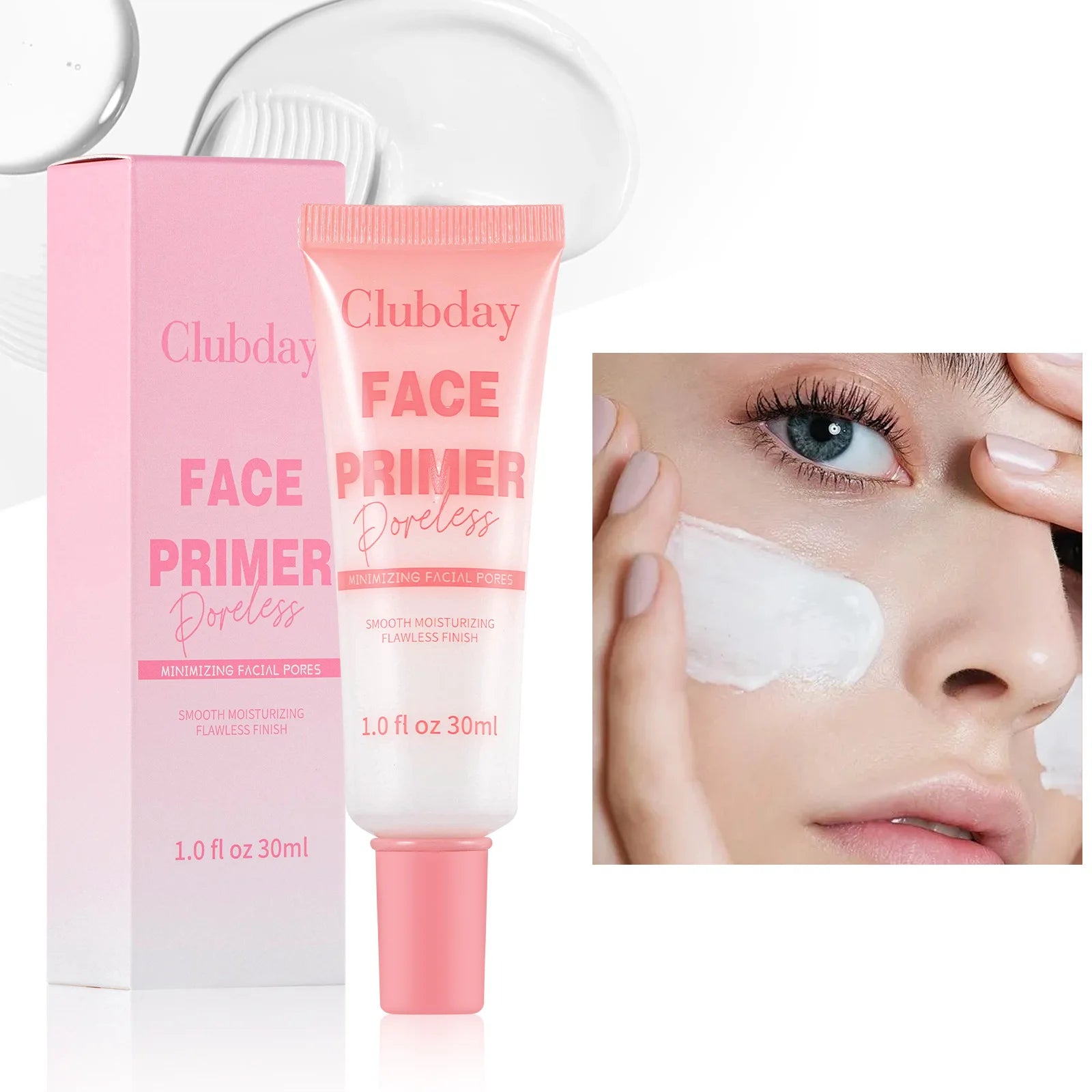 Makeup Primer Moisturizing Nourishing Face Invisible Pores Soft Tube Qme