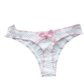 Lingerie Sweet Bow Women Panties Ruffle Low Waist Girls Briefs Flower Qme 1pc L Bow