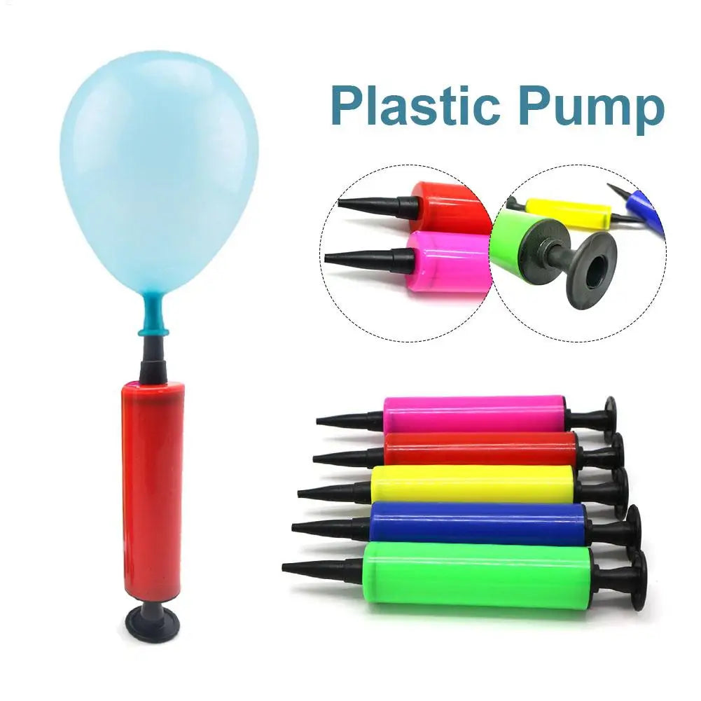 Hand Held Balloon Pump Manual Air Inflator Small Handheld Travel Pool Qme