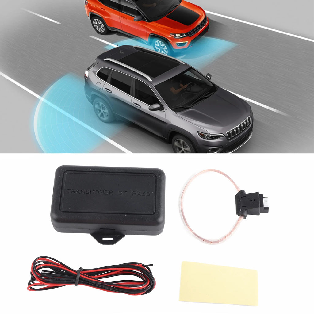 12V Immobilizer Bypass Chip Key Bypass Car Immobilizer Bypass Module Chip Key Release for Remote Engine Start Stop 12V Qme