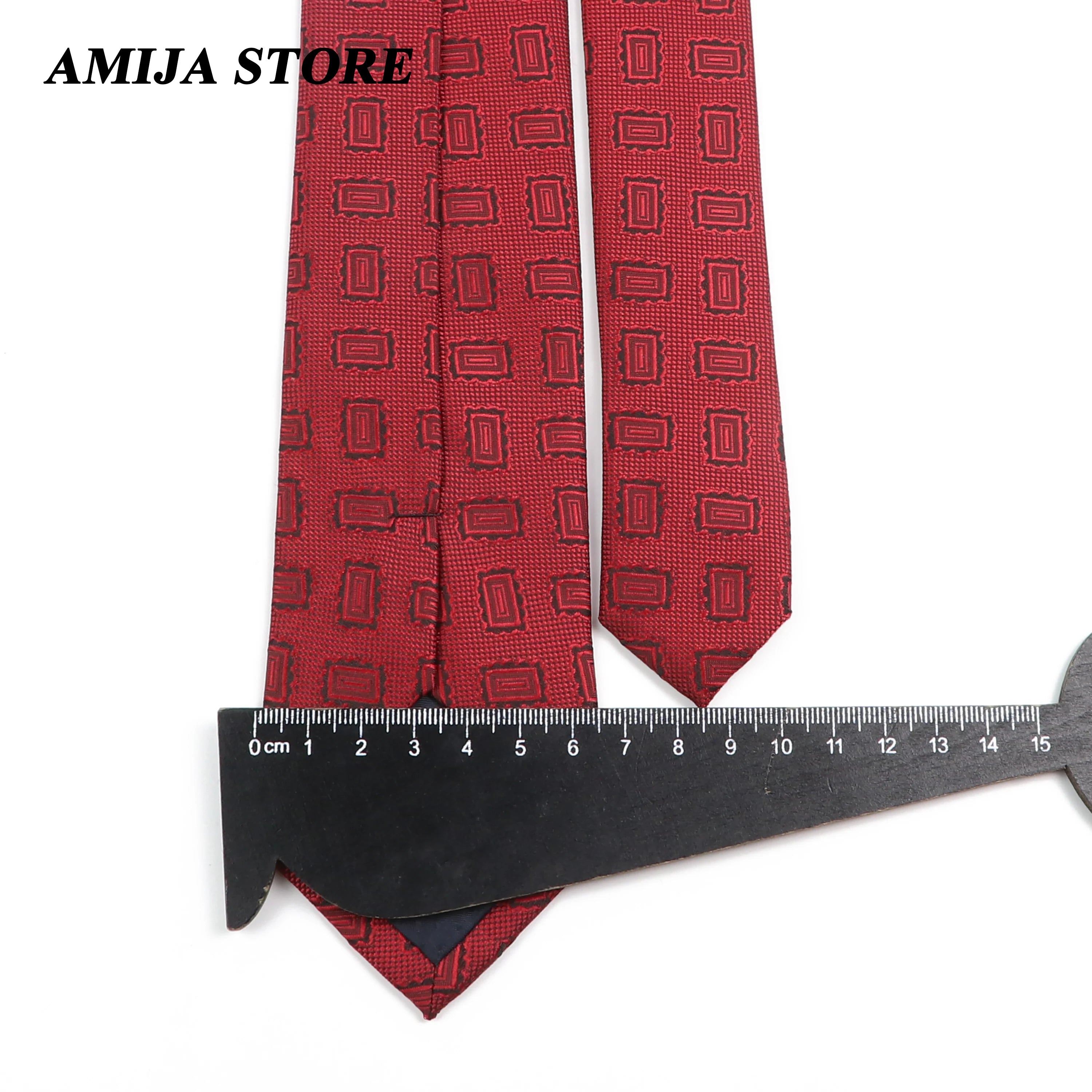 Tie Men Gravatas Wholesale Fashion Woven Luxury Necktie Dark Grey Dot Qme
