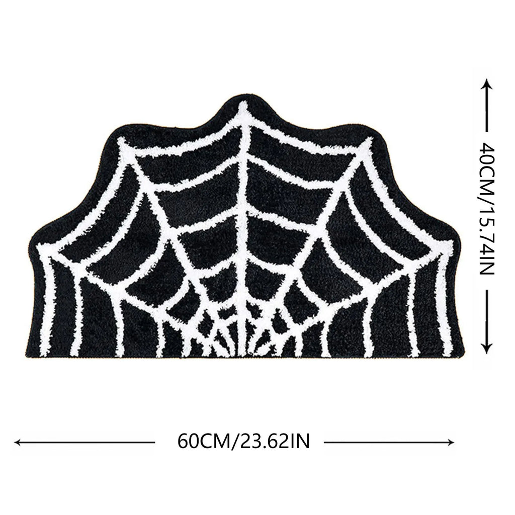 Halloween Carpet Floor Mat Doormat Halloween Creative Cute Cartoon Devil Pumpkin Bat Decoration Non-Slip Floor Door Mat Qme