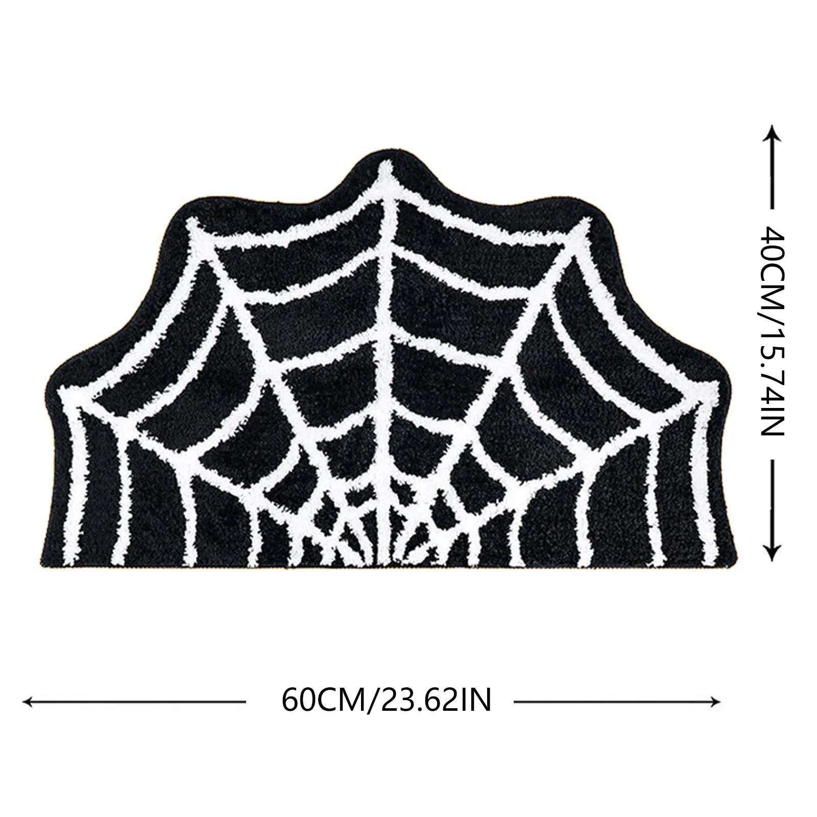 Halloween Carpet Floor Mat Doormat Halloween Creative Cute Cartoon Devil Pumpkin Bat Decoration Non-Slip Floor Door Mat Qme