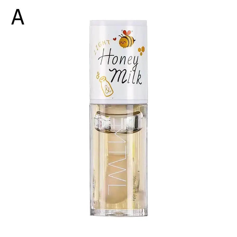 Korean Kawaii Lip Gloss Honey Peach Oil Long Lasting Non-sticky Qme 01