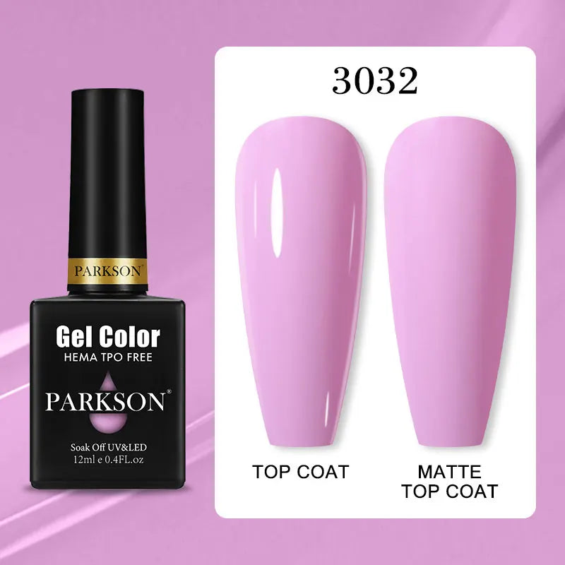 Parkson Colorful Nail Gel Polish Lacquer Soak Off UV LED Long Lasting