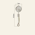 Stainless Steel Mesh Filter Spoon Juice Soybean Milk Strainer Plastic Qme S