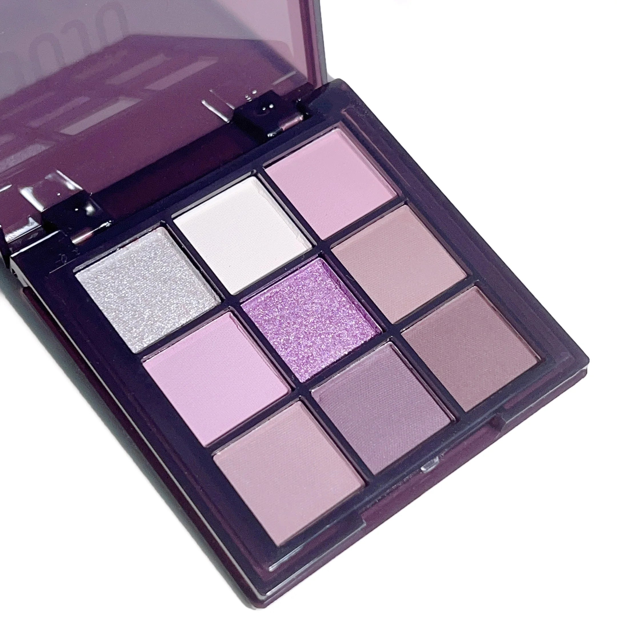 Purple Eyeshadow Palette -9 natural and shimmery finish colors for a long-lasting smoky eye makeup Qme