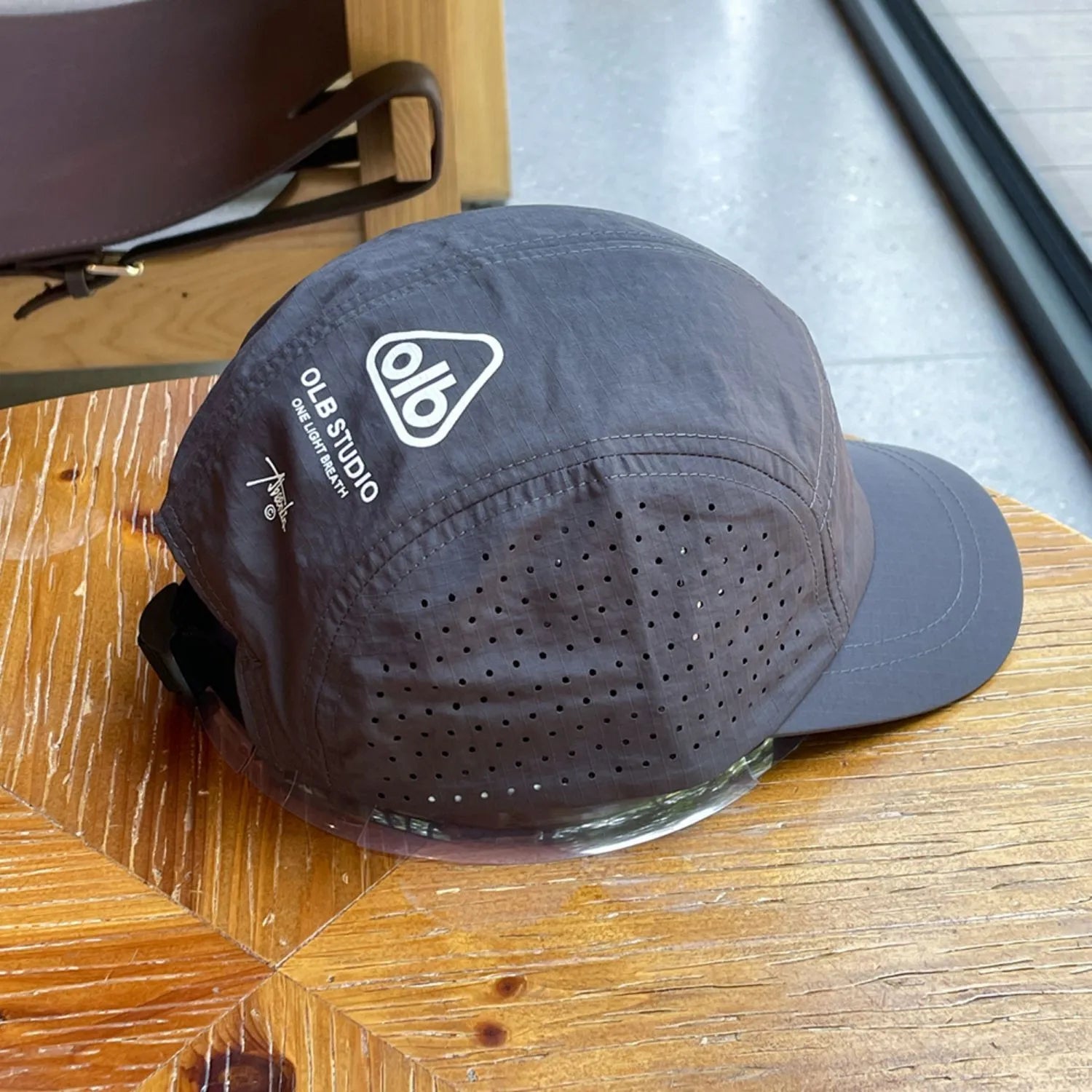 Summer Thin Quick-drying Cap Mesh Breathable Short Brim Hat Outdoor Qme GRAY