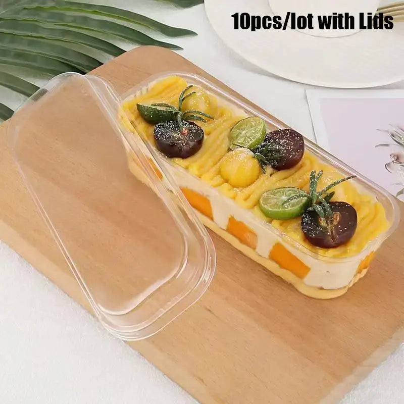 10 20 Mini Loaf Deli Dessert Container Desserts Cups Cake Box Qme 10pcs