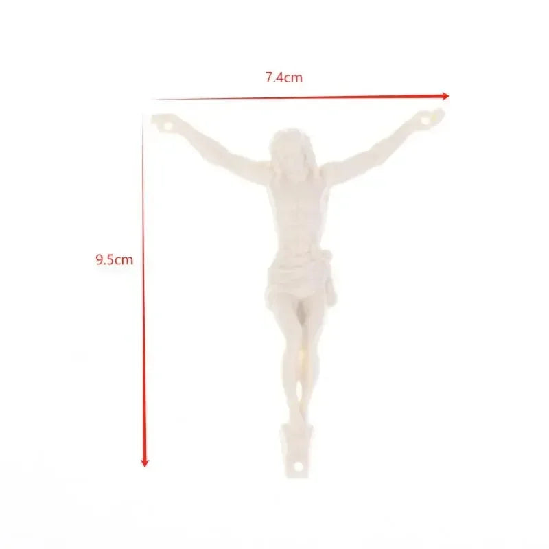 1/3Pcs Jesus Figurine Pendant For DIY Jewelry Craft Accessories Housewarmings Gift Present Decoration Qme