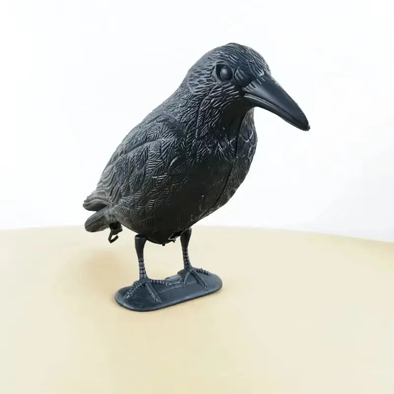 Simulated Black Crow Ornament Used for Bird Pest Control in Orchards Outdoor Garden Decoration Simulation Plastic Crow Crafts Qme