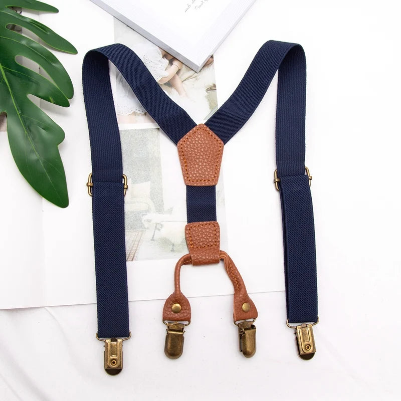 Suspenders Kids Boy Girl Childrens Christmas Designer Wedding Costume Qme A-5