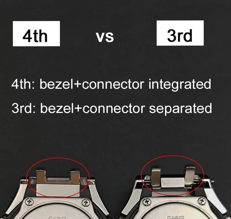 GEN5 GEN4 Modification GA2100 Metal Bezel for Casioak GMAS2100 Mod Kit 4th 3rd Generation Steel Watch Case Strap GA2110 GAB2100 Qme