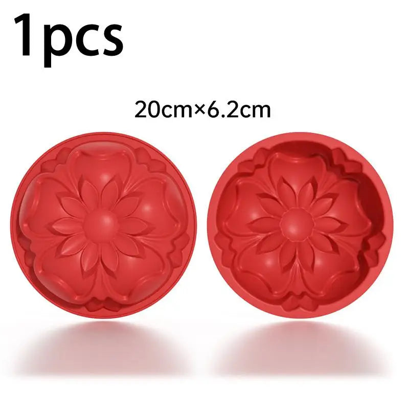 Charlotte Cake Pan Silicone Cheesecake Nonstick Round Baking Mold Qme D4