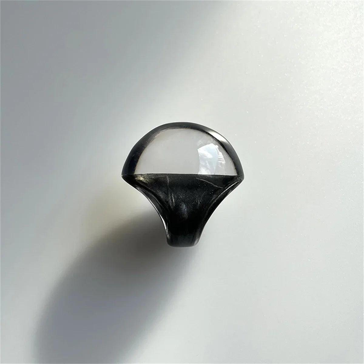 Cute Y2k Transparent Resin Chunky Large Rings Geometric Oval Wide Vintage Jewelry Gift for Women Girls New Ins Hip Hop Rings Qme zhuguanghei China Mainland 7