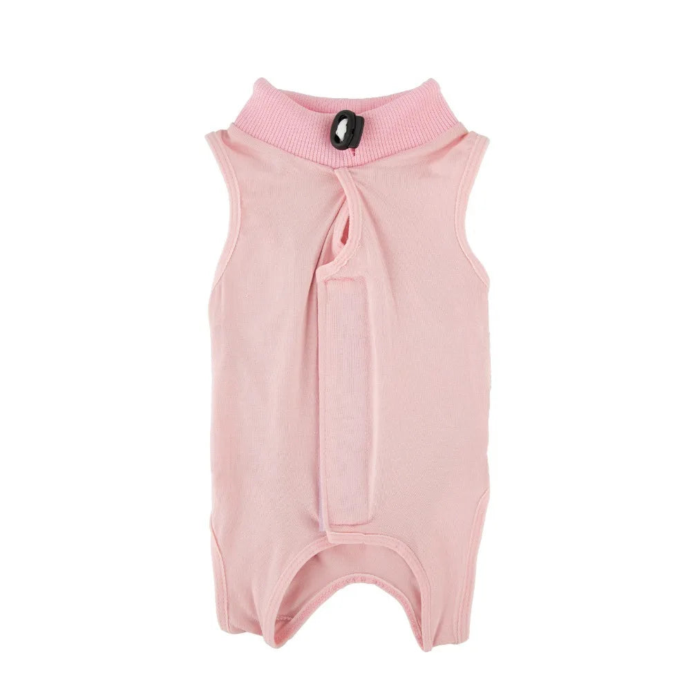 Convenient Soft Cat Sterilization Clothing Anti-licking Breathable Qme Pink S
