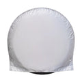 Automotive Wheel Protector UV Resistant Car Wheel Cover Sun Protection Auto Tire Cover for Sun Rain Snow Tyre Protection Qme Silver S