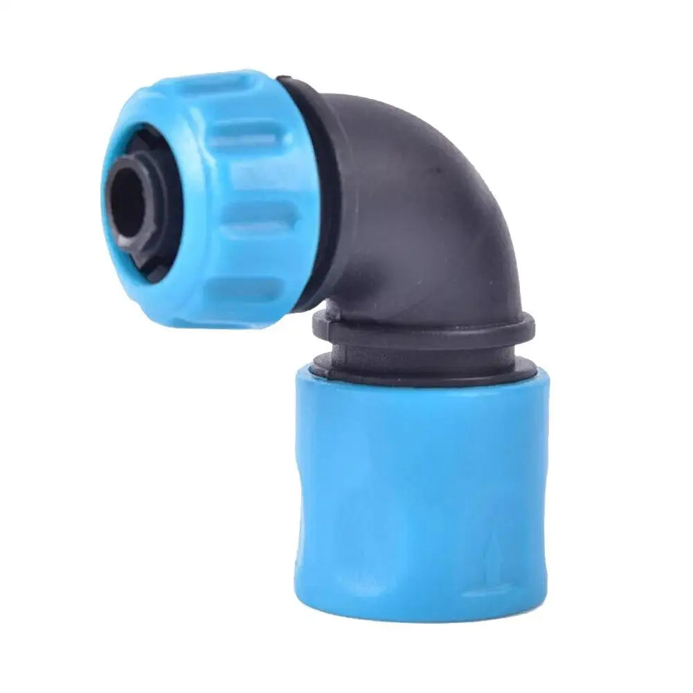 Garden Hose Joint Elbow Quick Connectors Sprinklers For Garden Irrigation Car Wash 1/2" Garden Water Connector Qme 1pc Blue