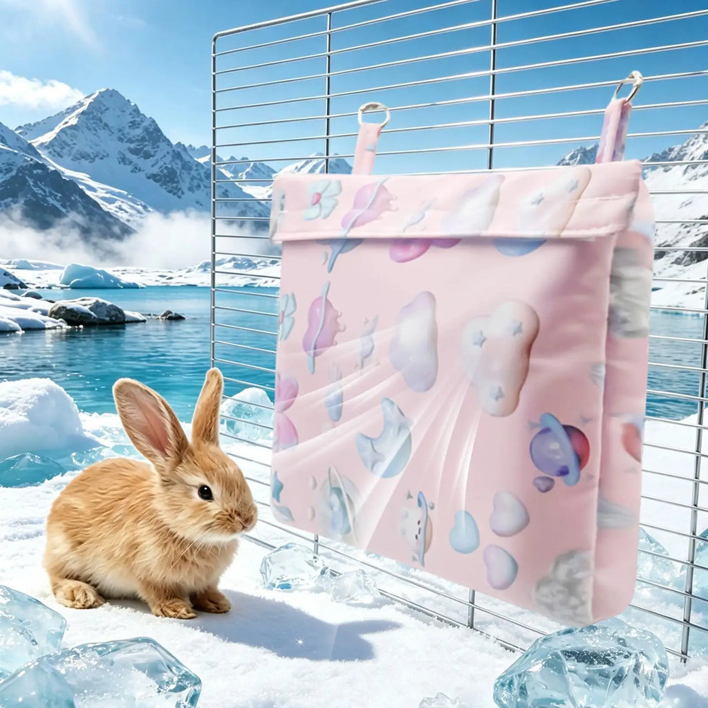 Cooling Mat For Bunny Refillable Bunny Freeze Pack Washable Pet Ice Pad For Cage Dog Enclosure Resting Corner Indoor Summer Hot Qme