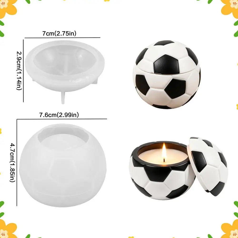Silicone Jar Mould 3D Reusable Candle Making Molds Thanksgiving Qme White China Mainland
