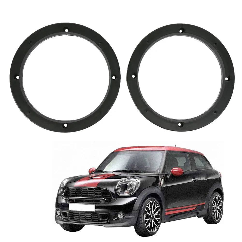 Universal 6.5 Inch Beveled Car Speaker Spacer Adapter Refitting Audio Mat Qme