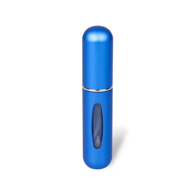 5ml Portable Perfume Travel Spray Bottle Atomizer Refillable Bottom Filled Empty Perfume Sprayer Cosmetic Containers Atomizer Qme 5ml-Matte Blue