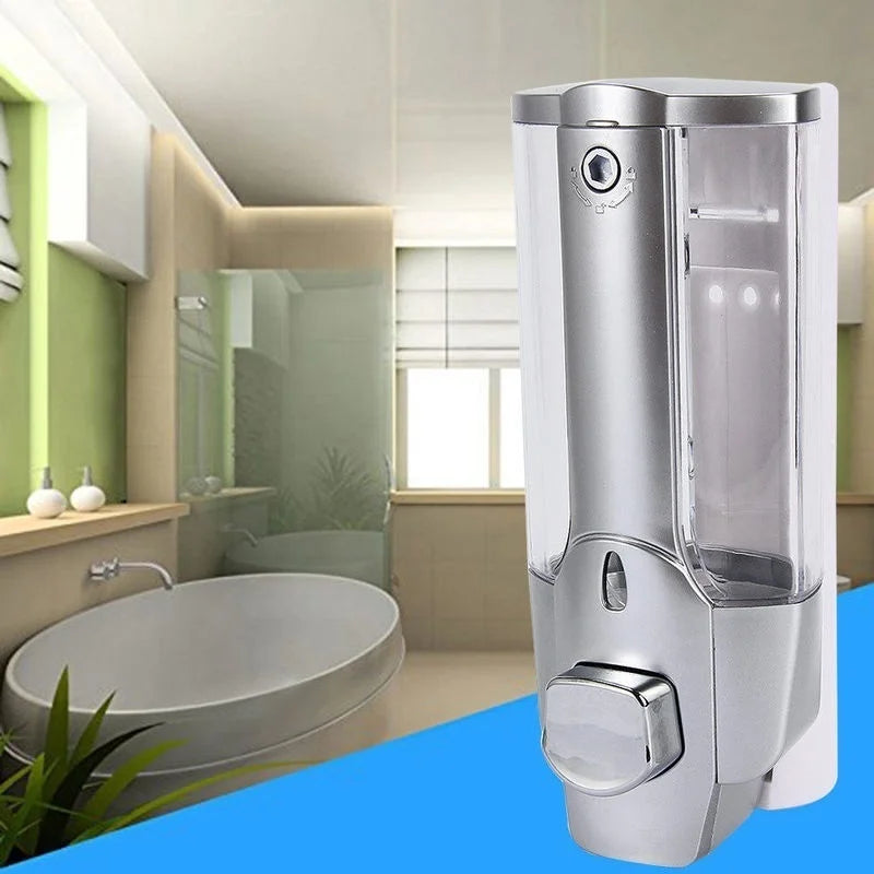 Hand Soap Shampoo Dispenser Wall Mount Shower Liquid Dispensers Qme