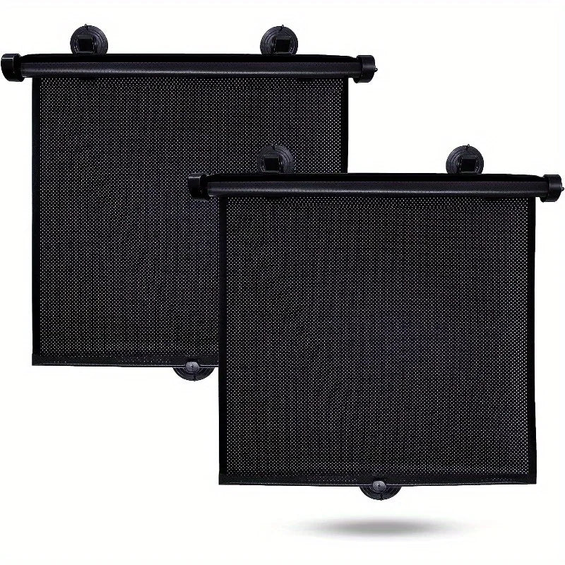UV-Shielding Retractable Sunshade for Cars: Easy-to-Install, Cool Interiors & Safe Visibility Qme