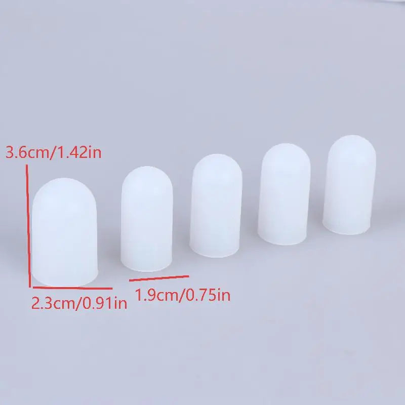 5 Silicone Finger Protector Heat Resistant Anti Scalding Cots Qme