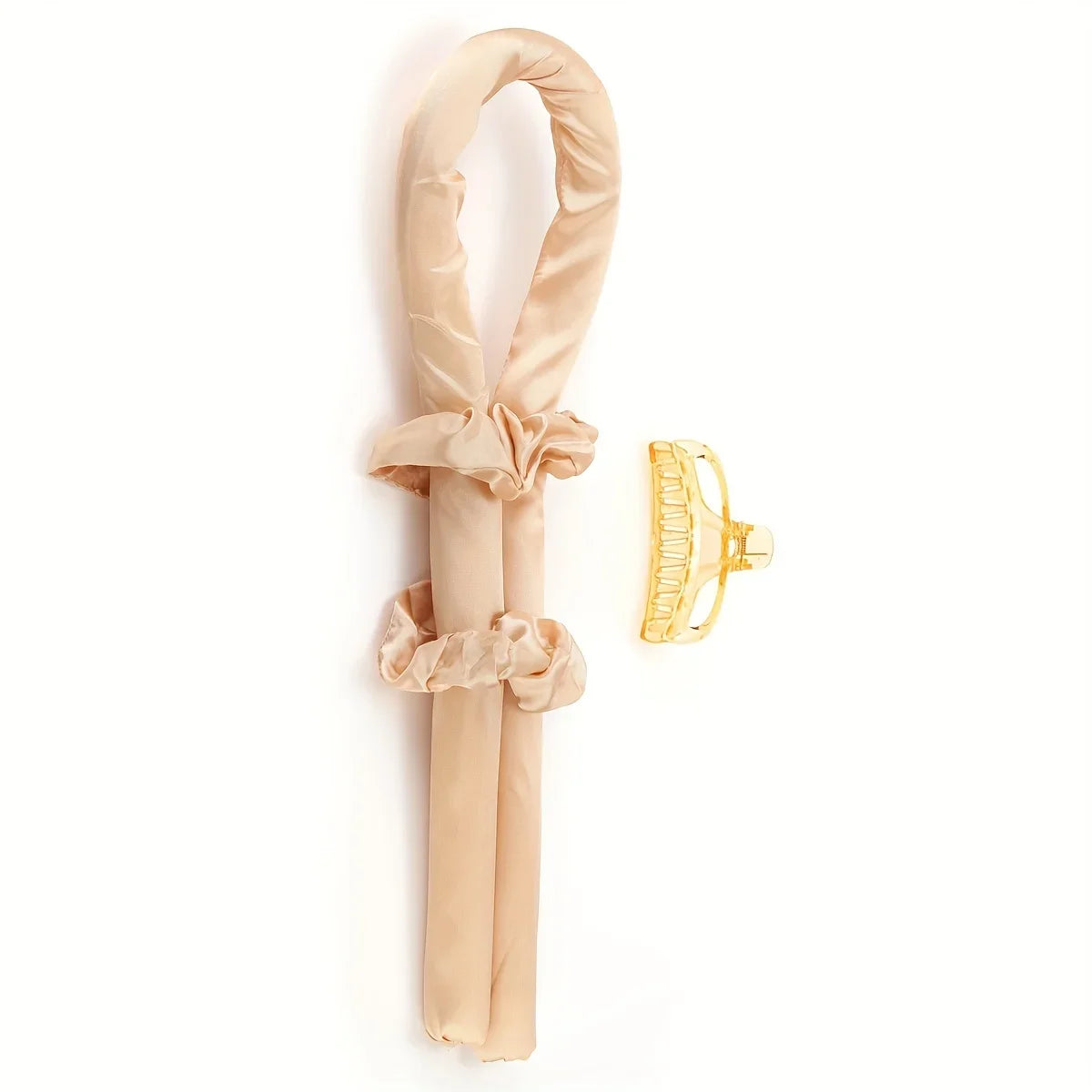 Heatless Curling Rod Headband No Heat Silk Curls Ribbon Hair Rollers Sleeping Soft Headband Lazy Hair Curlers Hair Styling Tools Qme