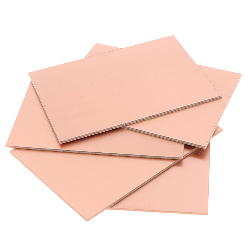 5pcs 7*10CM Single Side Circuit Board Copper Clad Universal PCB Circuit Board. Qme