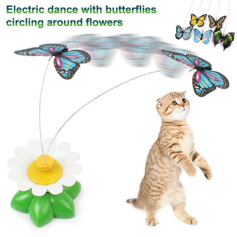 Intelligence Training Funny Pet Toys Rotating Electric Flying Bird Qme