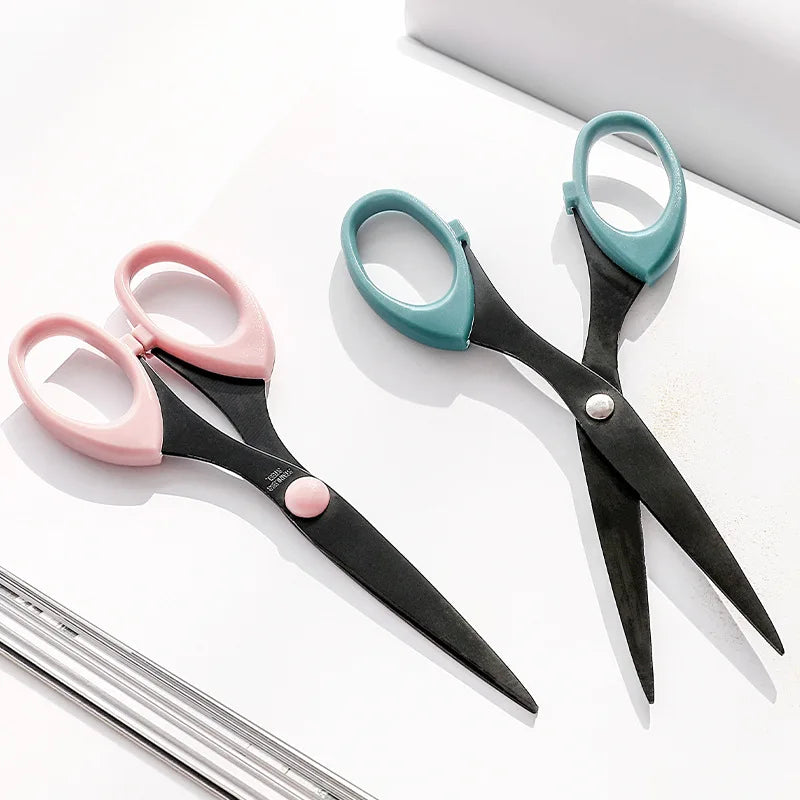 1 pc/set Stainless Steel Ultra Sharp Blades and Comfort Grip Handles Scissors - For Office, Home, School, Sewing, And Crafts Qme