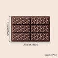 12-Cavity 3D Silicone Chocolate Bar Mold Essential Bakeware Baking Qme C