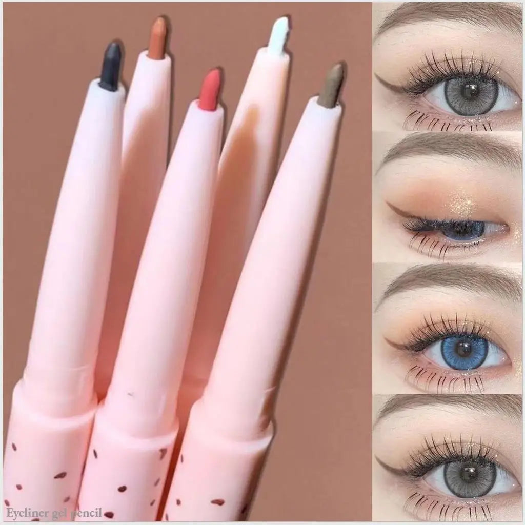 Eyeliner Gel Pen Colorful Waterproof Smudge-proof Matte Long-lasting Qme