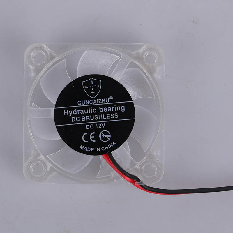 4010 DC 5v 12v 24v Cooling Fan LED Iight Emitting Hydraulic Bearing Qme