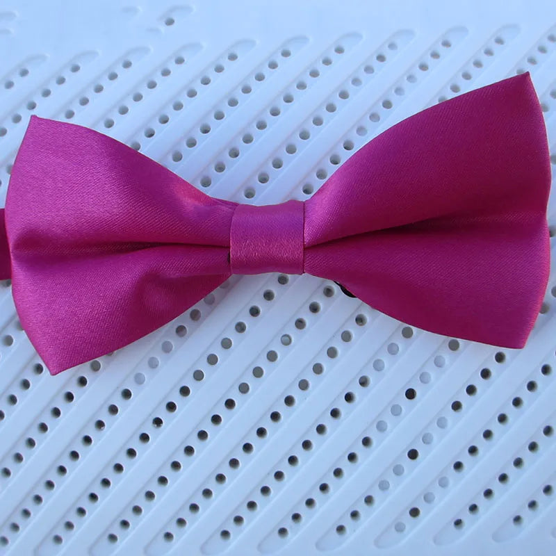 Bow Tie Men Bowtie Solid Fashion Butterfly Cravat Groom Banquet Party Qme rt-4