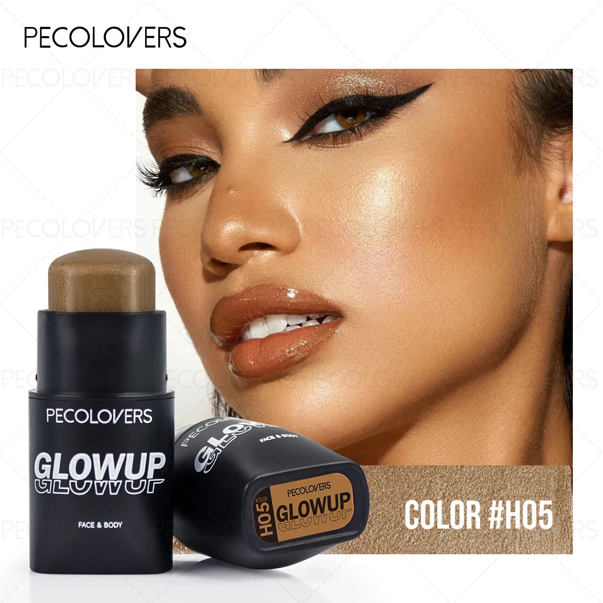 Waterproof Face Highlight Stick Long-lasting Natural Finish All Skins Qme H05