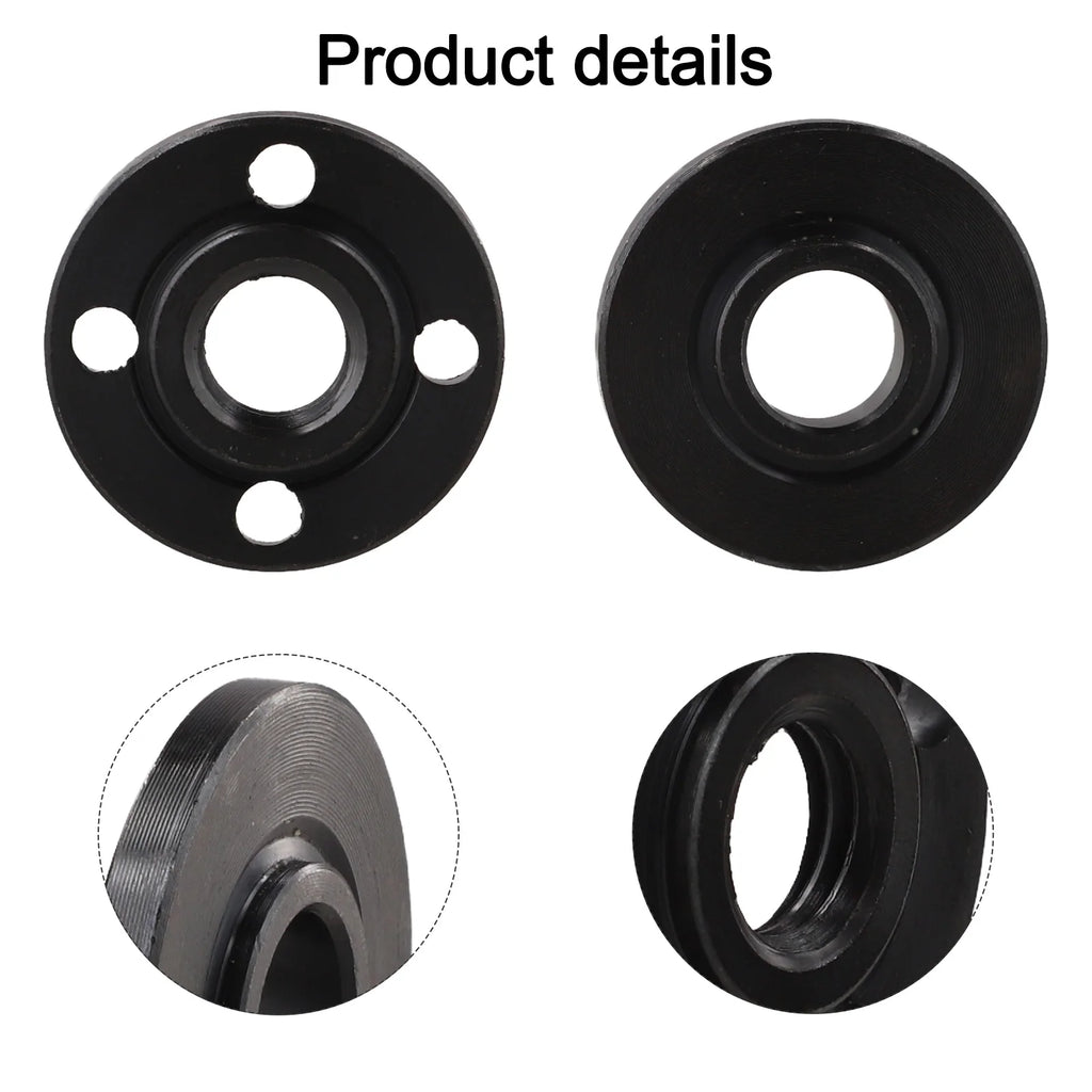 2 Pcs Press Plate For 125 Type Angle Grinder To 100 Type Inner Outer Flange Nut Set Press Plate Angle Grinder Pressure Plate Qme
