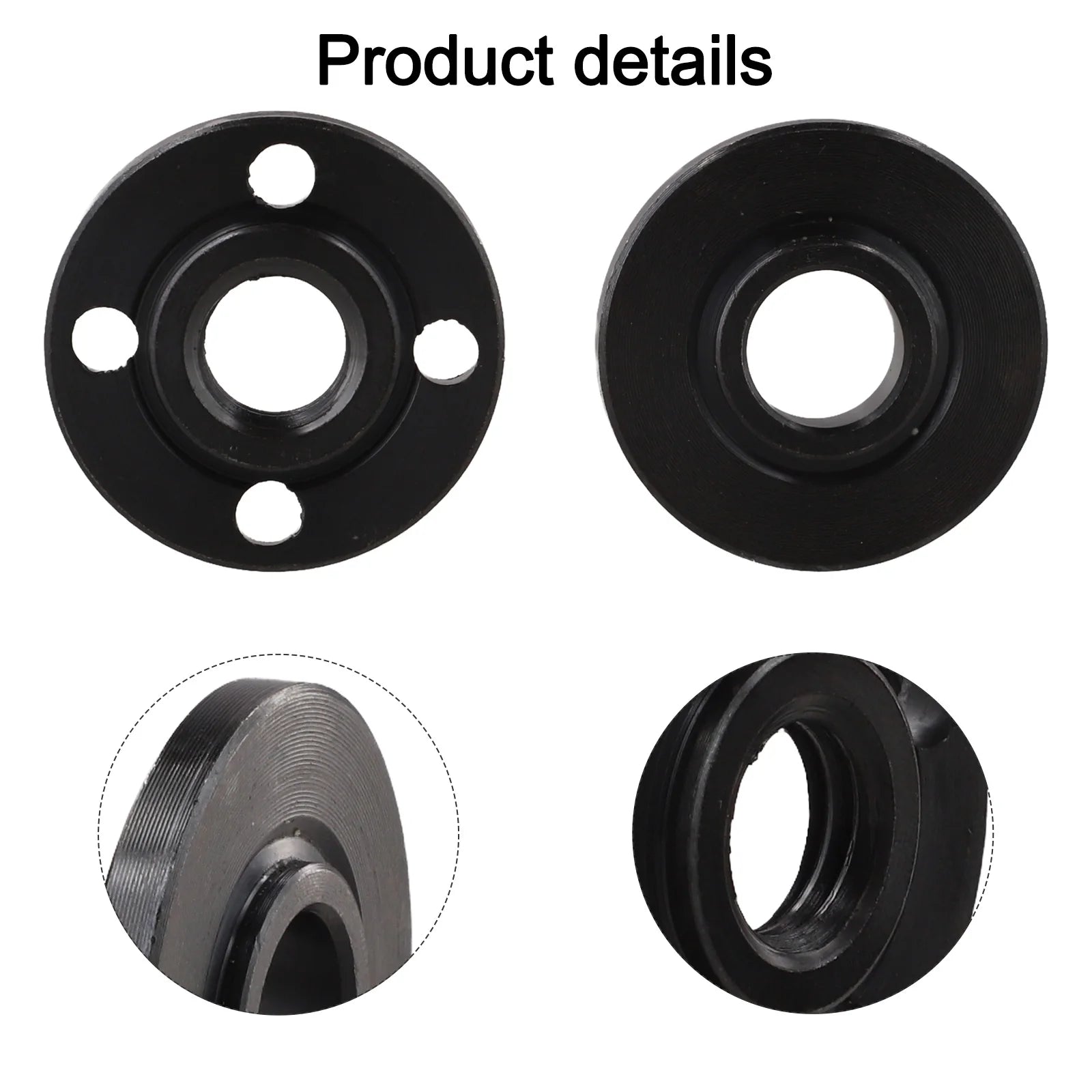 2 Pcs Press Plate For 125 Type Angle Grinder To 100 Type Inner Outer Flange Nut Set Press Plate Angle Grinder Pressure Plate Qme