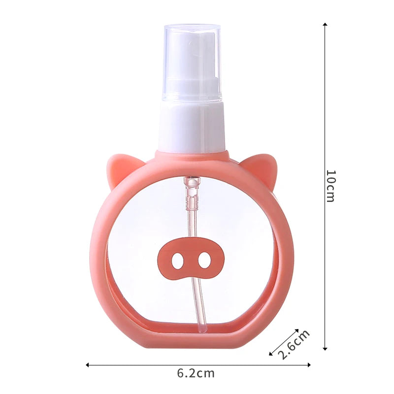 Disinfection Alcohol Fine Makeup Bottle Cute Silicone Cover Perfume Qme A1