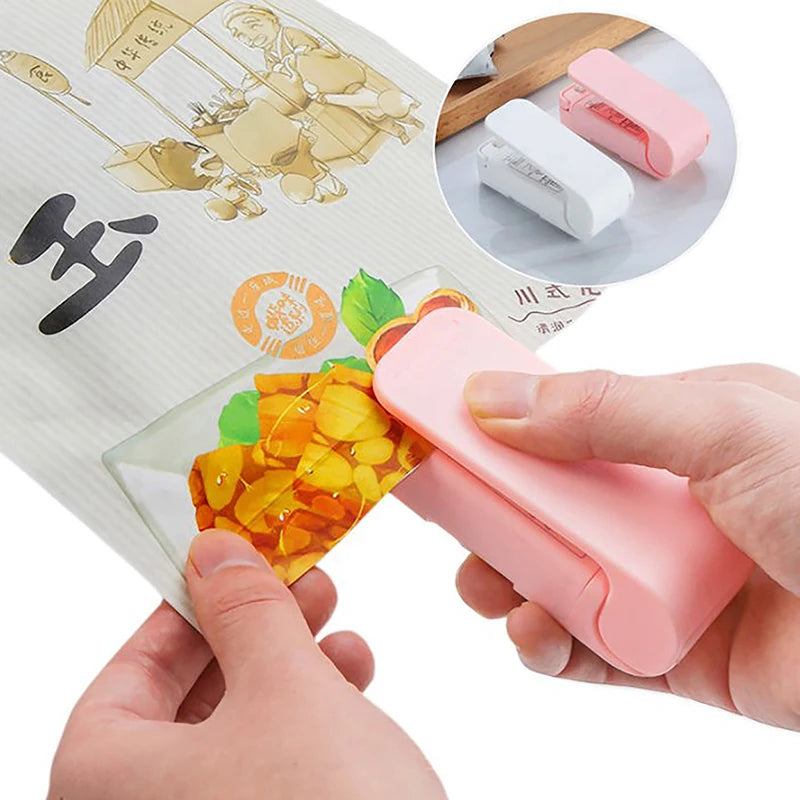 Plastic Food Bag Hand Pressure Heat Sealing Machine Kitchen Tools Qme