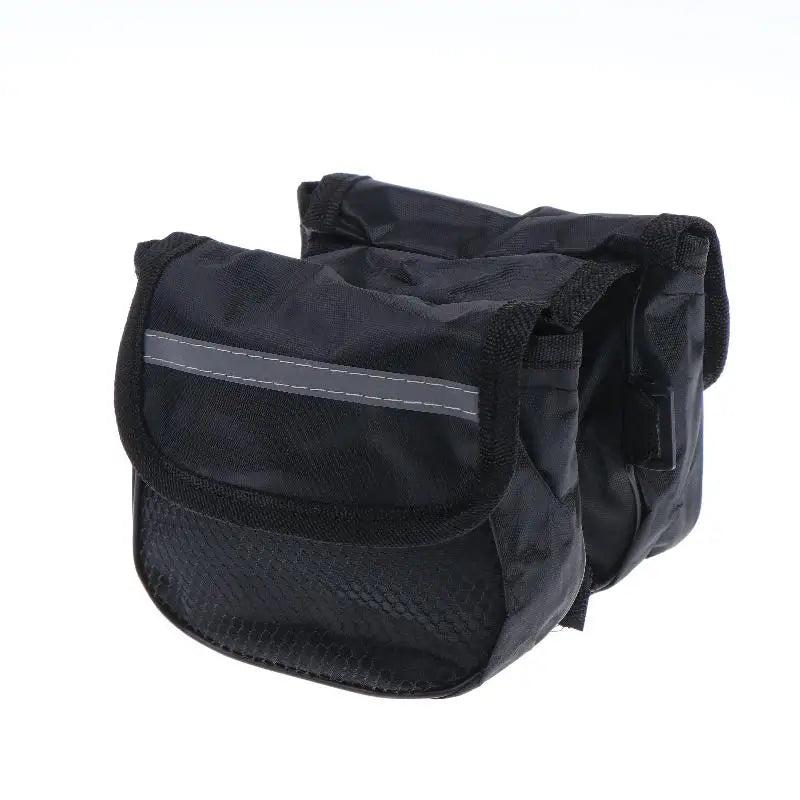 Bicycle Rainproof Front Frame Tube Bag Bike Double Shape Mountain Qme