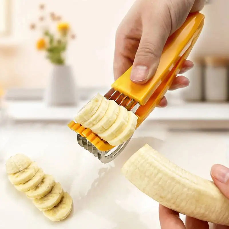 Multifunctional Vegetable Chopper Banana Cucumber Slicer Portable Manual Fruit & Vegetable Cutter Kitchen Gadgets For Home Use Qme